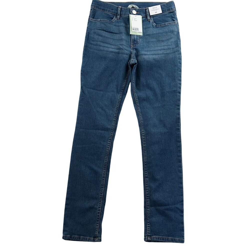 NWT H&M Womens Jeans Size 18 Skinny Fit Cotton Blue Denim Ankle Casual Classic